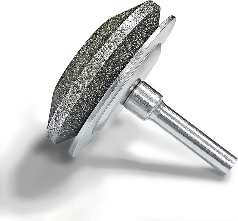 UF-SHARP Diamond Lawn Mower Blade Sharpener, All-Metal Construction, Universal Blade Sharpeners for Any Power Hand Drills (150 Grit) - Image 1
